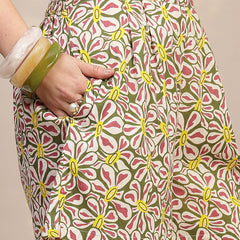 Stylum Women's Multi Floral Printed Cotton Co-Ord Set (CSMULTIMATCHA)
