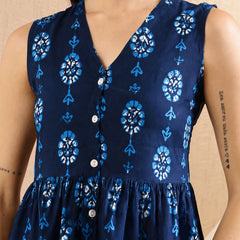 Stylum Women's Navy Ethnic Motif Printed Rayon Co-Ord Set (CSNAVYACTIVA)