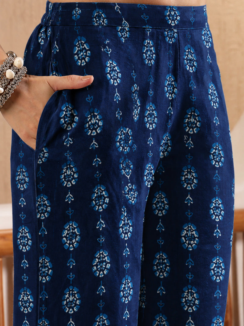 Stylum Women's Navy Ethnic Motif Printed Rayon Co-Ord Set (CSNAVYACTIVA)