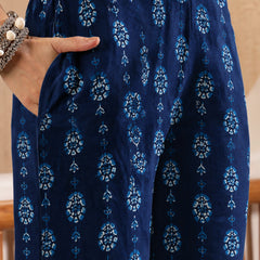 Stylum Women's Navy Ethnic Motif Printed Rayon Co-Ord Set (CSNAVYACTIVA)