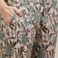 Stylum Women's Floral Printed Rayon Co-Ord Set (CSNESTLESAND)