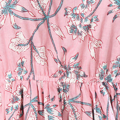 Stylum Women's Pink Floral Printed Cotton Co-Ord Set (CSPINKBOMBIL)