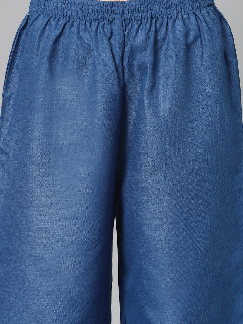 Stylum Women's Solid Cotton Blend Co-Ord Set (CSROYALVIRTUS)