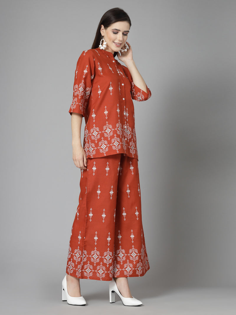 Cotton Blend Co-Ord Set