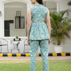 Stylum Women's Floral Printed Rayon Co-Ord Set (CSSALCONAQUA)