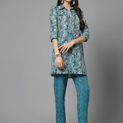 Printed Cotton Blend Co-Ord set