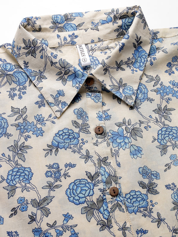 Stylum Women's Floral Printed Cotton Tiered Midi Dress (DRSNEON)