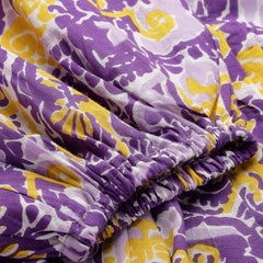 Floral printed Cotton Flared Dress