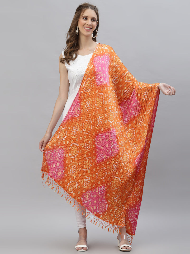 Bandhani Silk Blend Dupatta