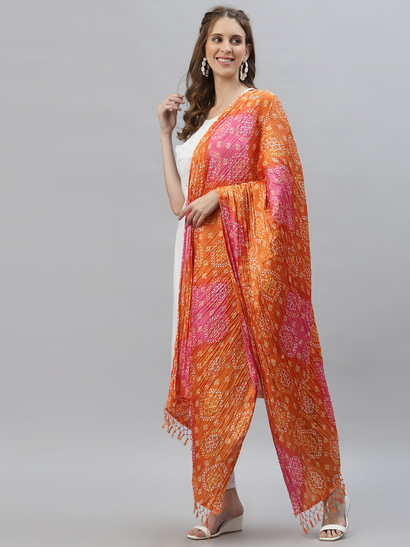 Bandhani Silk Blend Dupatta