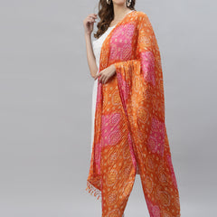Bandhani Silk Blend Dupatta
