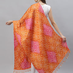 Bandhani Silk Blend Dupatta