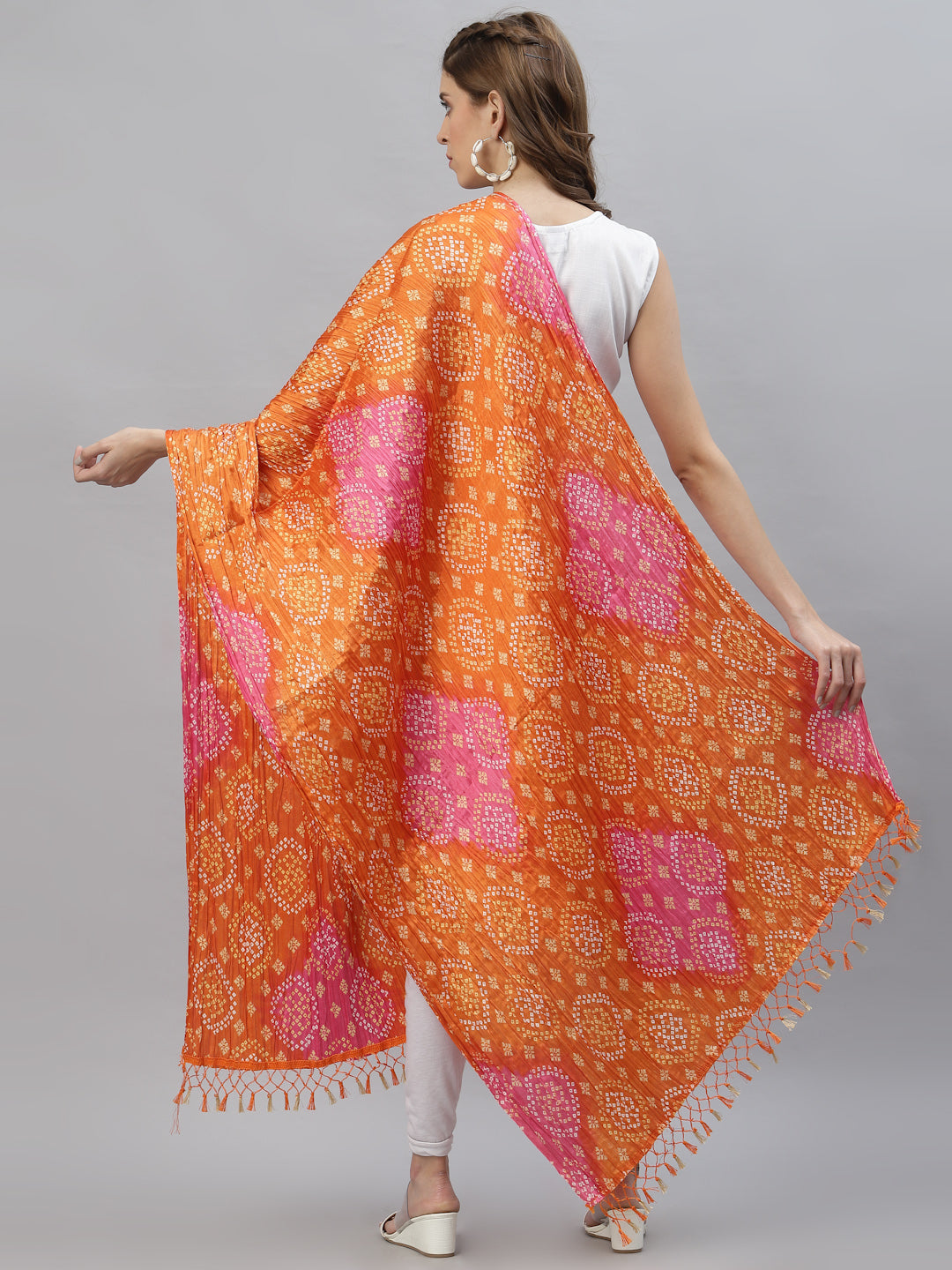 Bandhani Silk Blend Dupatta