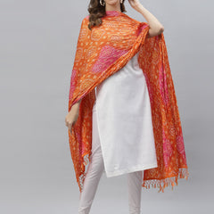 Bandhani Silk Blend Dupatta