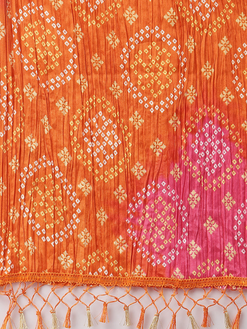 Bandhani Silk Blend Dupatta