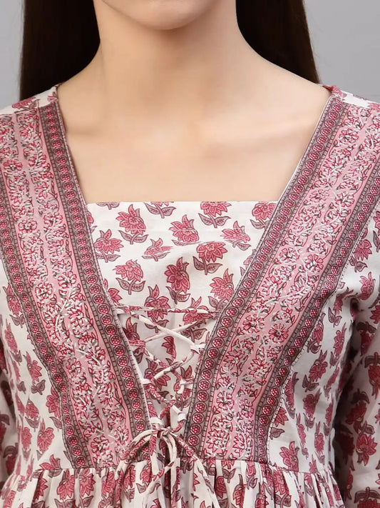 Stylum Women's Floral Printed Cotton Top (FLORA)