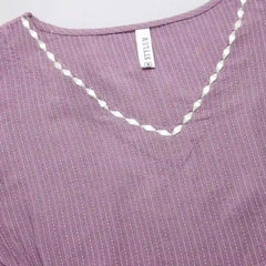 Stylum Women's Self Woven Kantha Cotton Cord Set (KATHACORDS)