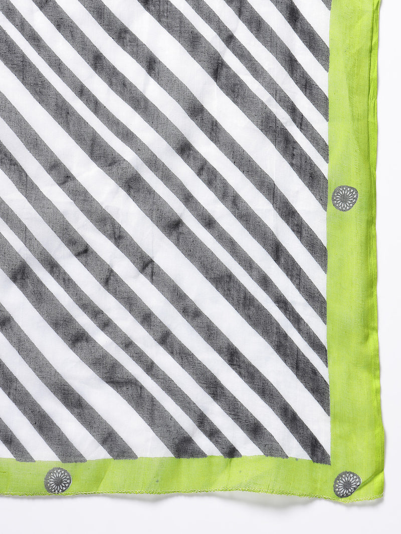 Stylum Women's Solid Rayon A-Line Kurta with Dupatta (KDGREENCOLDER)