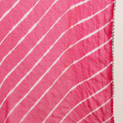 Stylum Women's Green Bandhej Printed & Embroidered Rayon A-Line Kurta With Dupatta (KDGREENTANGLE)