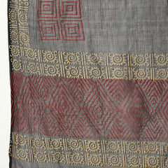 Stylum Women's Maroon Solid & Embroidered Rayon A-Line Kurta With Dupatta (KDMAROONADANI)