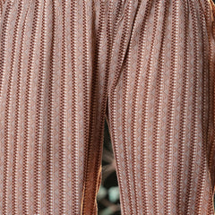 Stylum Women's Floral Printed Cotton Blend A-Line Kurta and Pant Set (KPBROWNSURBHI)