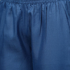 Stylum Women's Embroidered Cotton Blend Straight Kurta Pant Dupatta Set (KPDALTOZ)