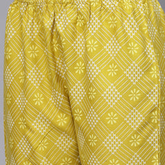 Stylum Women's Floral Printed Rayon Kurta Pant Dupatta Set (KPDARROW)