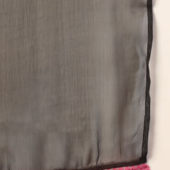 Stylum Women's Black Printed Italian Crush Straight Kurta Pant Dupatta Set (KPDBLACKBUNK)