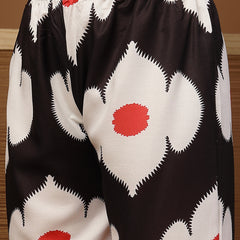 Stylum Women's Black Floral Printed Rayon A-Line Kurta Pant Dupatta Set (KPDBLACKHUREN)