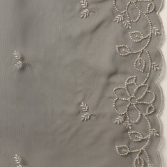 Stylum Women's Black Solid & Embroidered Cotton Straight Kurta Pant Dupatta Set (KPDBLACKPITHORA)