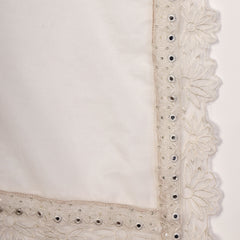 Stylum Women's Black Solid & Embroidered Velvet Straight Kurta Pant Dupatta Set (KPDBLACKSAYRA)