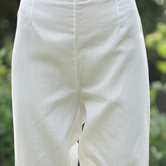 Stylum Women's Blue Floral Printed Cotton Slub Straight Kurta Pant Dupatta Set (KPDBLUEMUSK)