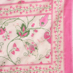 Stylum Women's Blush Floral Printed Cotton Straight Kurta Pant Dupatta Set (KPDBLUSHBRITTY)