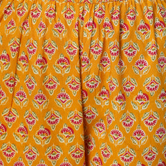 Stylum Women's Floral Printed Cotton Straight Kurta Pant Dupatta Set (KPDCHAMELI)