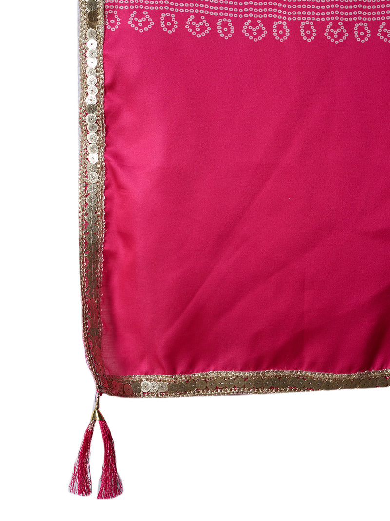 Stylum Women's Cream Solid & Embroidered Rayon Anarkali Kurta Pant Dupatta Set (KPDCREAMUTSA)