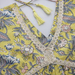 Stylum Women's Floral Printed Kurta Palazzo Dupatta Set (KPDDELLA)