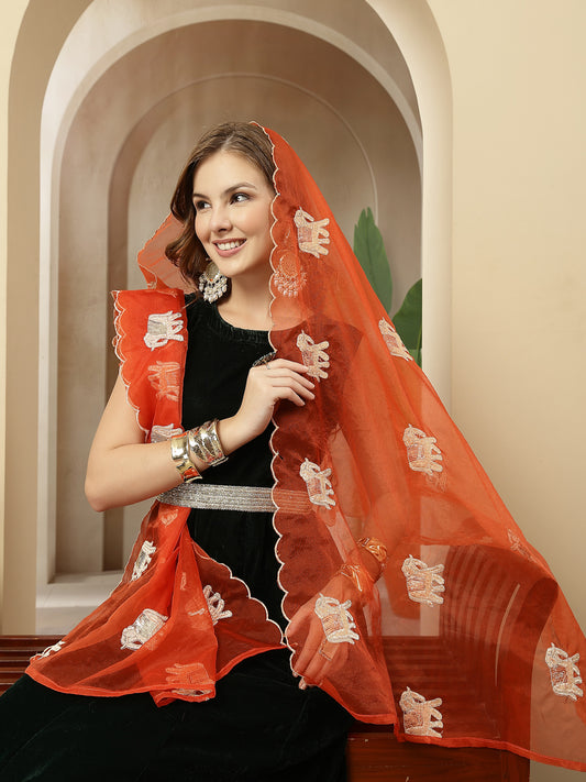 Stylum Women's Green Solid Velvet Flared Kurta Palazzo Dupatta Set (KPDGREENMASALA)