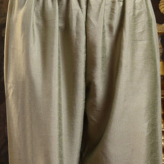 Stylum Women's Green Solid & Embroidered Silk Blend Flared Kurta Pant Dupatta Set (KPDGREENNITYA)