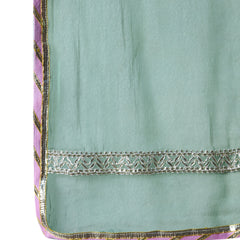 Stylum Women's Green Printed & Embroidered A-Line Kurta Pant Dupatta Set (KPDGREENRICH)