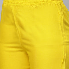 Stylum Women's Floral Printed Rayon Kurta Pant Dupatta set (KPDKAMALA)