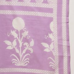 Stylum Women's Lavender Ethnic Motif Printed Cotton A-Line Kurta Pant Dupatta Set (KPDLAVENDERBALI)