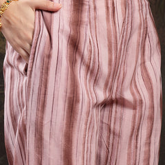 Stylum Women's Lavender Ethnic Printed Cotton Straight Kurta Pant Dupatta Set (KPDLAVENDERGEO)