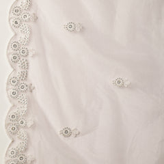 Stylum Women's Lavender Solid & Embroidered Silk Straight Kurta Pant Dupatta Set (KPDLAVENDERSAKHI)