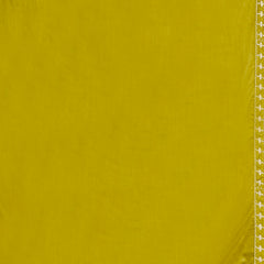 Stylum Women's Lime Green Solid & Embroidered Silk Blend Anarkali Kurta Pant Dupatta Set (KPDLIMEJARIN)