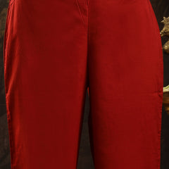 Stylum Women's Maroon Floral Printed Cotton Flared Kurta Pant Dupatta Set (KPDMAROONMALHAR)