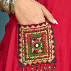 Stylum Women's Maroon Solid Rayon Straight Kurta Palazzo Dupatta Set (KPDMAROONTULIP)