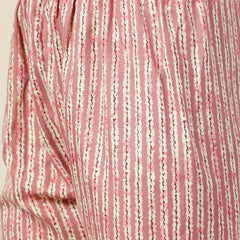 Stylum Women's Mauve Tropical Printed Cotton Blend Straight Kurta Pant Dupatta Set (KPDMAUVEEALY)