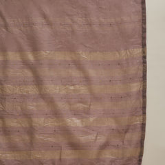 Stylum Women's Mauve Solid & Embroidered Poly Silk A-Line Kurti Palazzo Dupatta Set (KPDMAUVEPIPER)