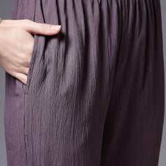 Stylum Women's Solid & Embellished Silk Crepe Straight Kurta Pant Dupatta Set (KPDPAKIJA)