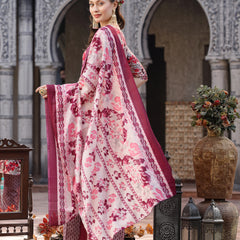 Stylum Women's Floral Printed Cotton Blend Straight Kurta Pant Dupatta Set (KPDPINKDHOOM)